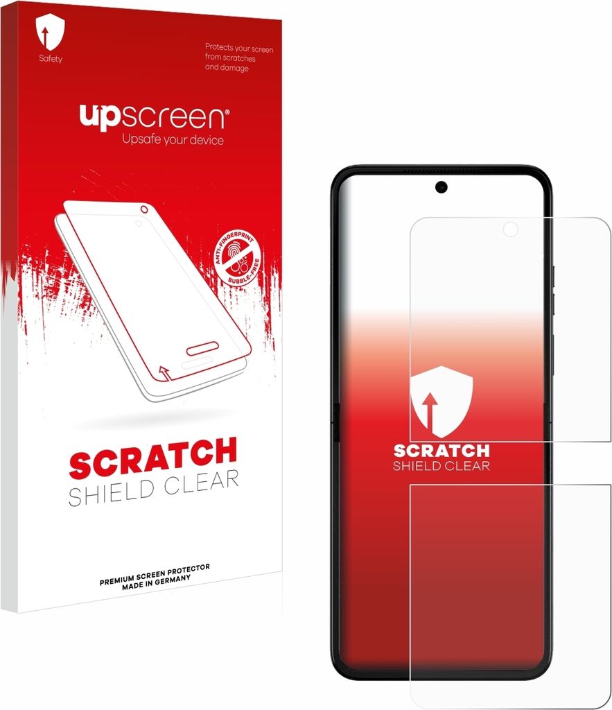 upscreen Schutzfolie für Motorola Razr 50 Displayschutz Displayschutzfolie Folie Klar Transparent