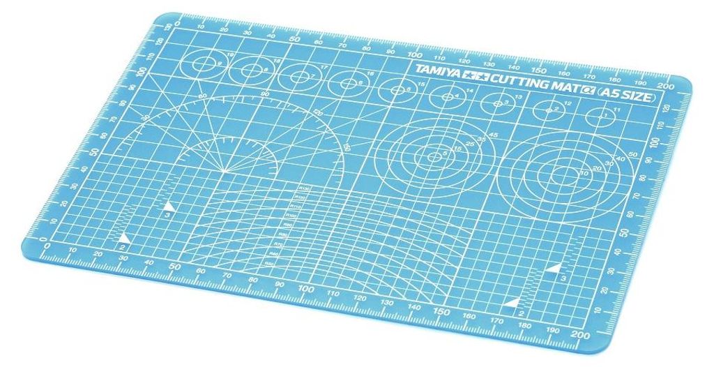 Tamiya 74142 - Schneidunterlage Din A5 Blau 150 X 220 mm - Neu