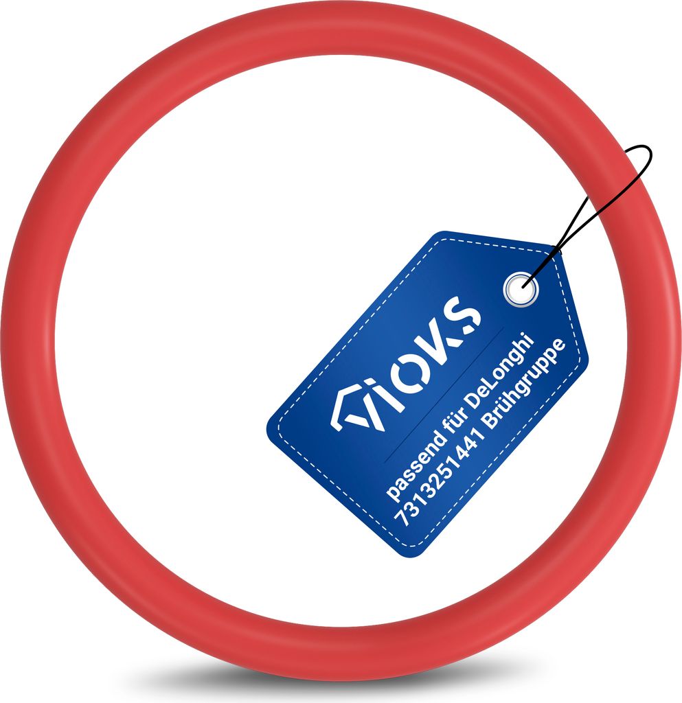 Dichtung kompatible mit DeLonghi 5332149100 ORing 43mmØ für Kaffeemaschine Kaffeeautomat