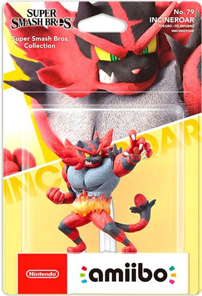 Amiibo Super Smash Fuegro Incineroar Super Smash Bros. Collection