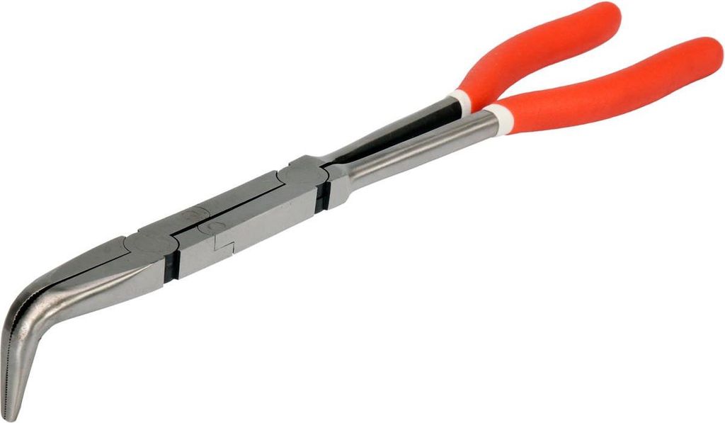 90-Grad-gebogene Spitzzange, 2 Gelenke, 330 mm - YT-20402 Produktbild 