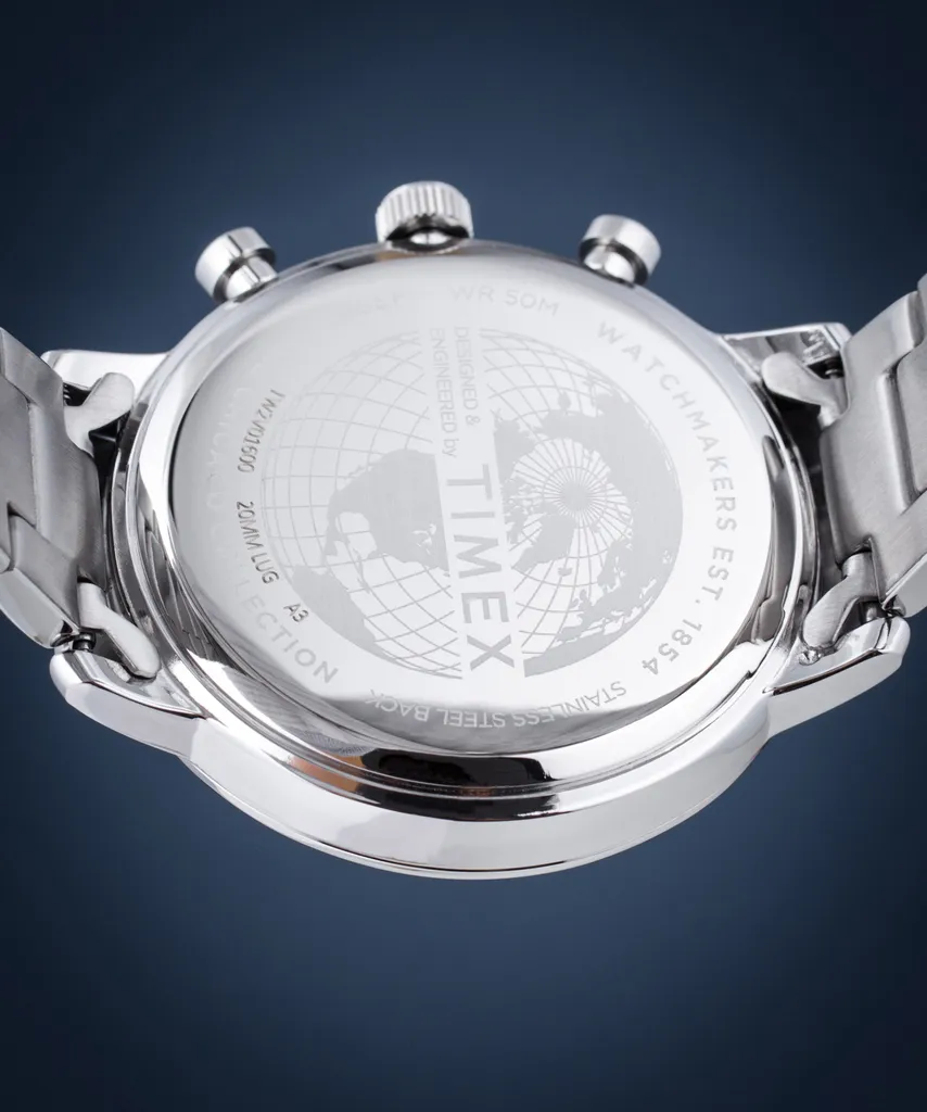 Timex Chicago TW2V01600 Argento: Cronografo Uomo Elegante Acciaio - 13