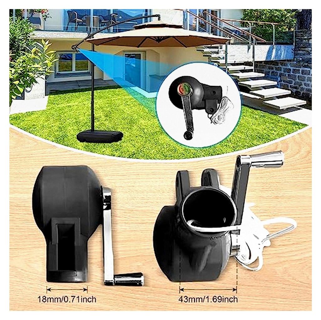 Zubehör für Terrassenschirme, Ersatzteile für Regenschirme, Lenkhalterung für Sonnenschirme, Lochringstopfen für Schirmständer, Einsatzset f...