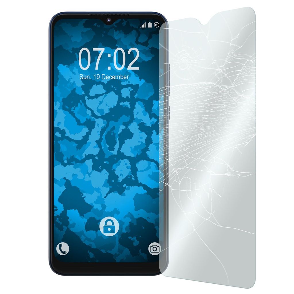 1er-Pack PhoneNatic Glas-Folie klar kompatibel mit Motorola Moto G Play (2021) - Panzerglas für Moto G Play (2021)