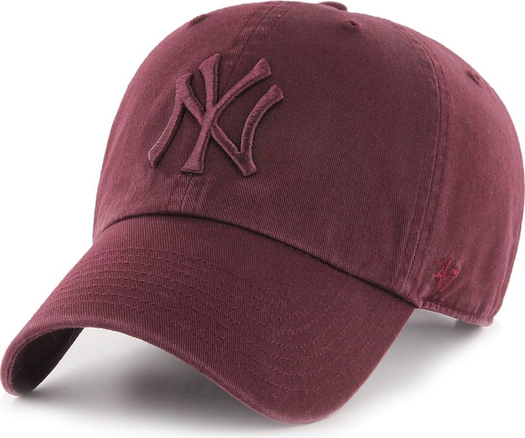 '47 Brand MLB New York Yankees '47 CLEAN UP Cap Dark Maroon Produktbild 