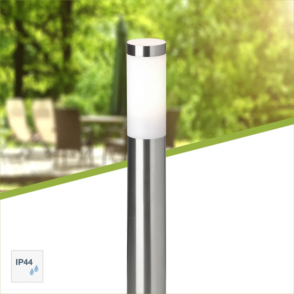 Applique Brilliant Chorus E27 20W en acier inoxydable IP44 - 15