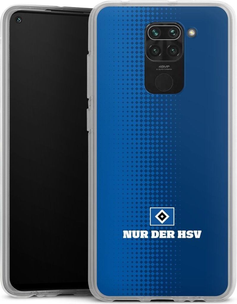 DeinDesign Handyhülle für Xiaomi Redmi Note 9 Silikon Hülle Case Smartphone Schutzhülle HSV Logo Offizielles Lizenzprodukt