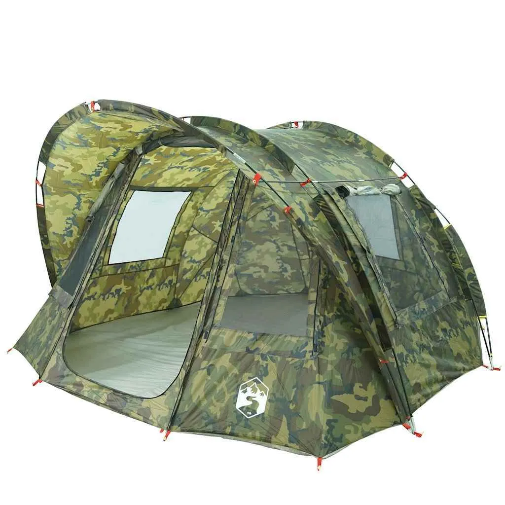 Tente de pêche camouflage imperméable 2 personnes avec structure robuste