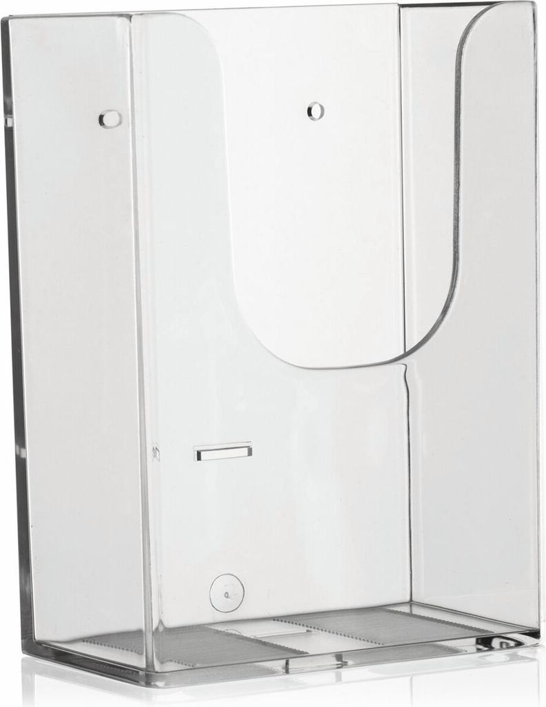 DL 1/3 A4 Prospekthalter / Extra Fülltiefe (Wand)
