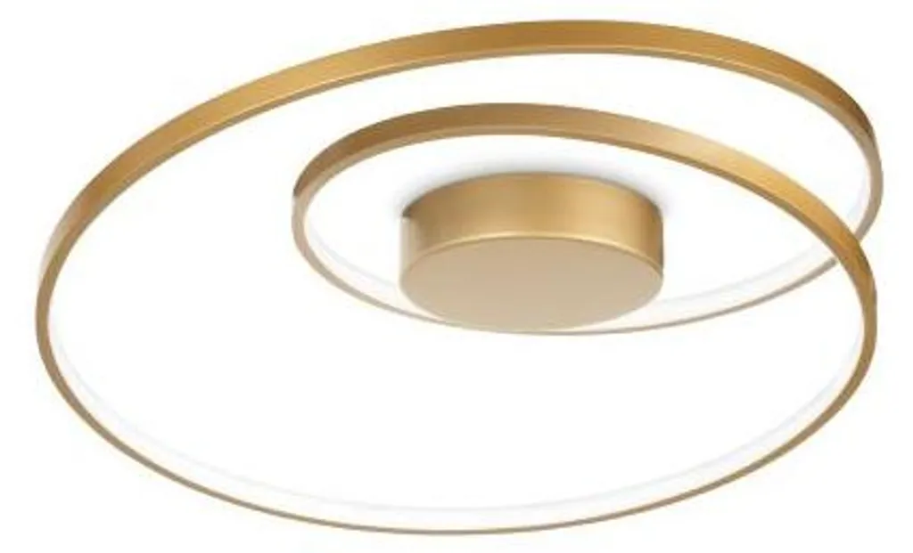Plafonnier LED Dali Oz Idéal pour Salon et Chambre Éclairage Laiton