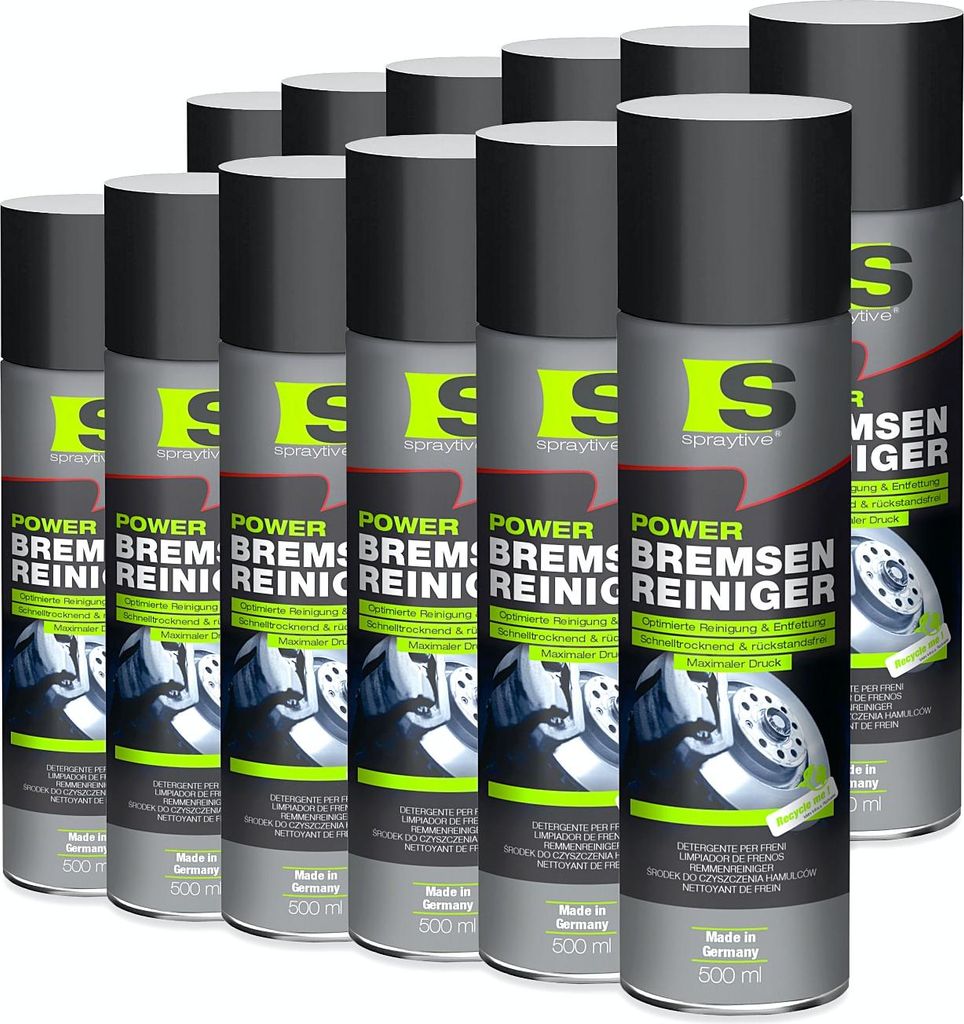 Spraytive 12x 500 ml Power Bremsenreiniger Spray – Produktbild 