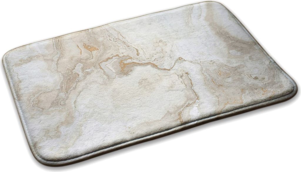 Teppich Wohnzimmer Schlafzimmer Modern - 90 cm x 60 cm - Marmor