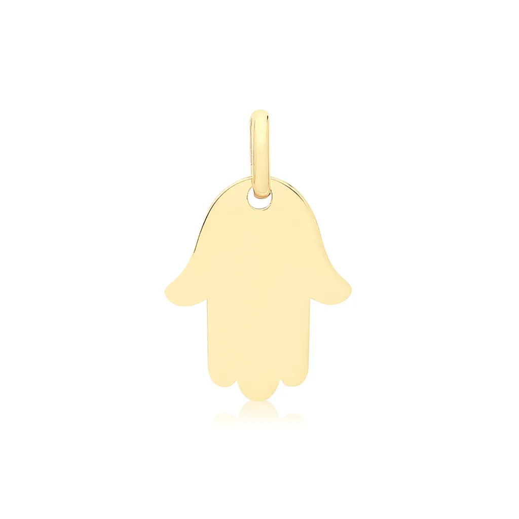 Pendentif Main de Fatma pour Femme en Or Jaune 9 Carats 375/1000