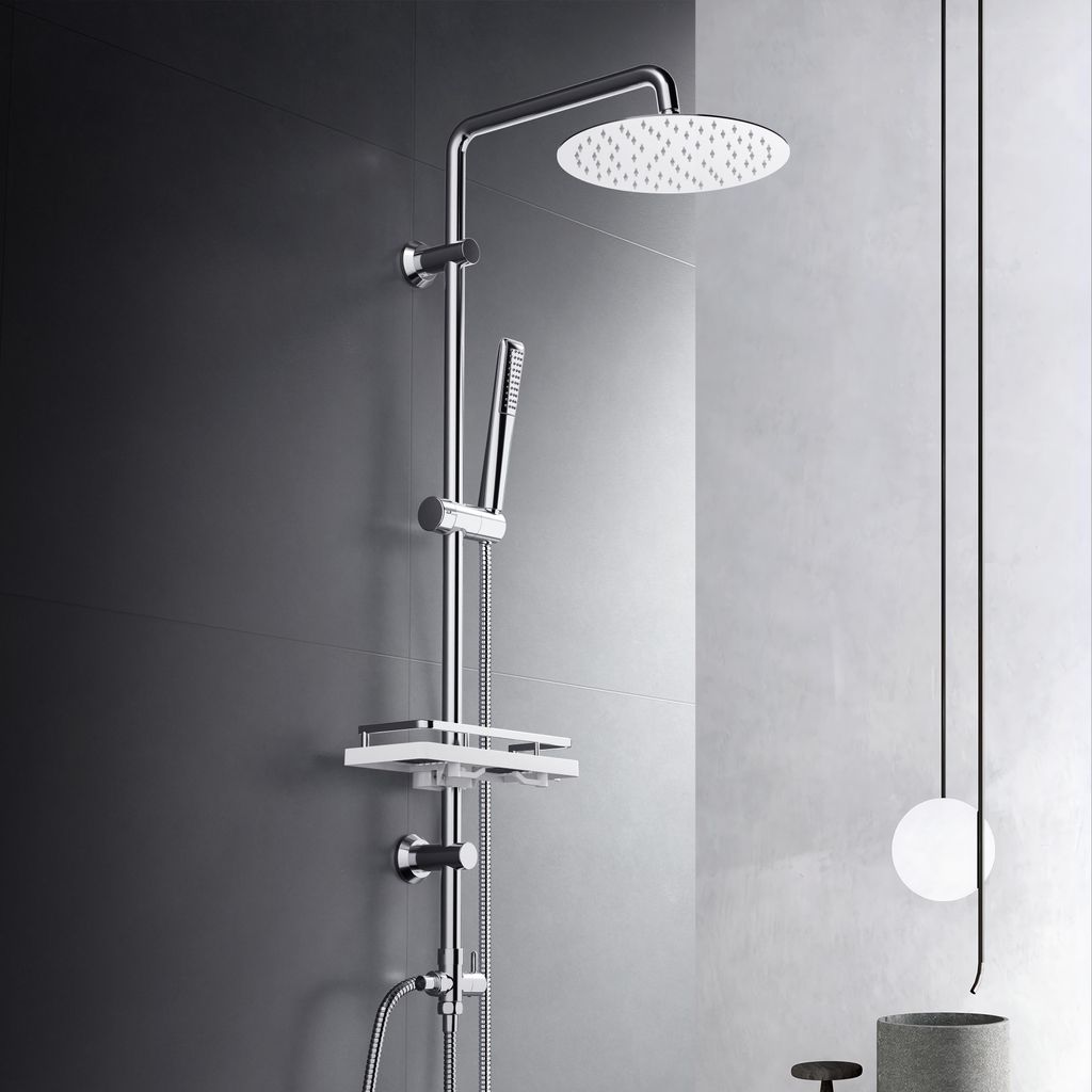 JOHO Regendusche Duschsystem mit Ablage, Duschset ohne Produktbild 