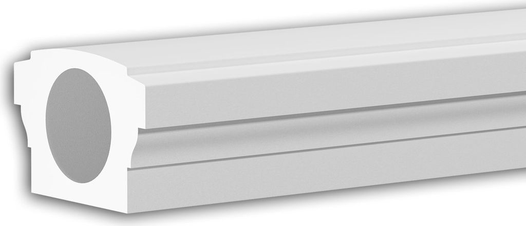 Profhome 472201 Vollbalustrade Handlauf Außenstuck Balustrade Fassadenstuck 3 m