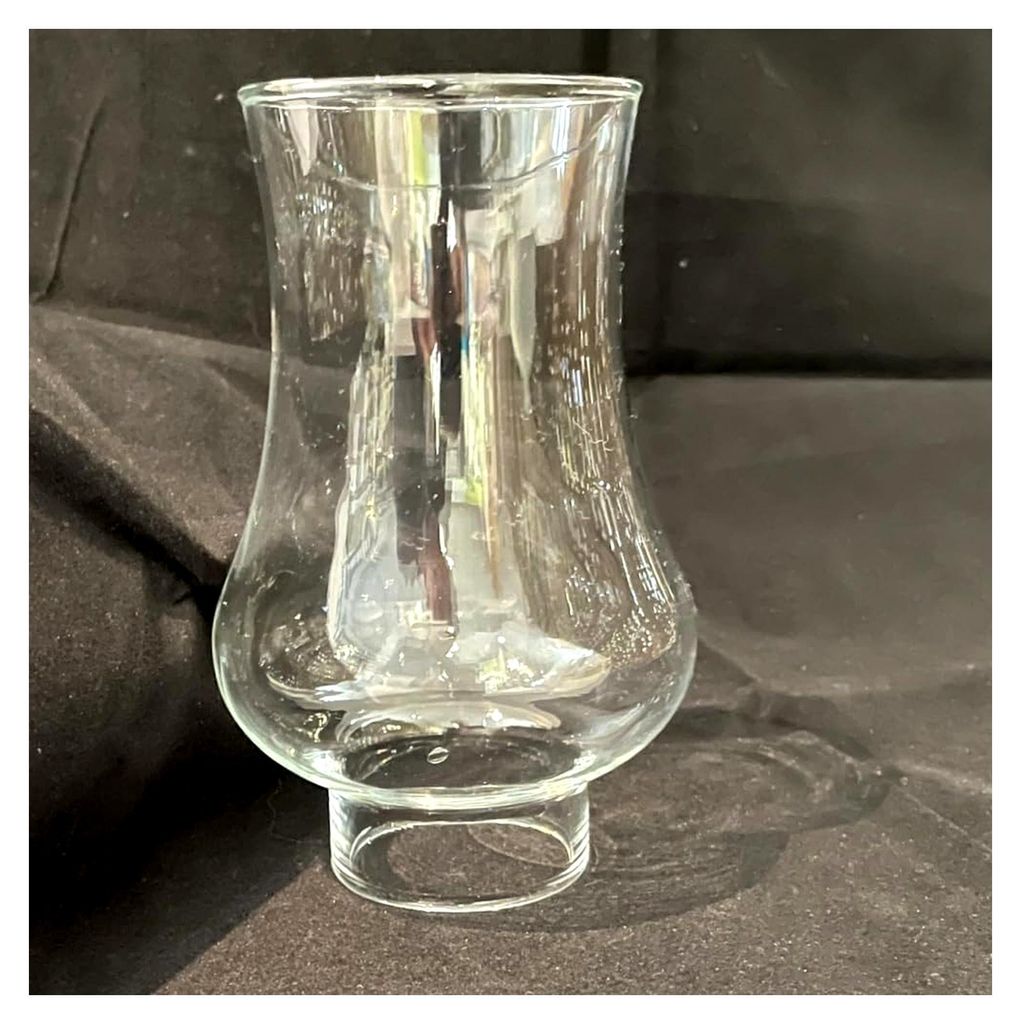 Glaszylinder ohne Boden klar Durchmesser unten Sockel 5,4 cm Höhe Sockel 2 cm Gesamthöhe 14,5 cm breiteste Durchmesser 9 cm Obere Durchmesser 7 cm