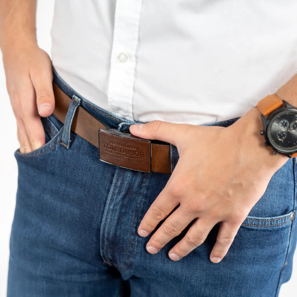 Cintura Tom Bespoke Uomo Pelle Classica - Robusta e Versatile - 3