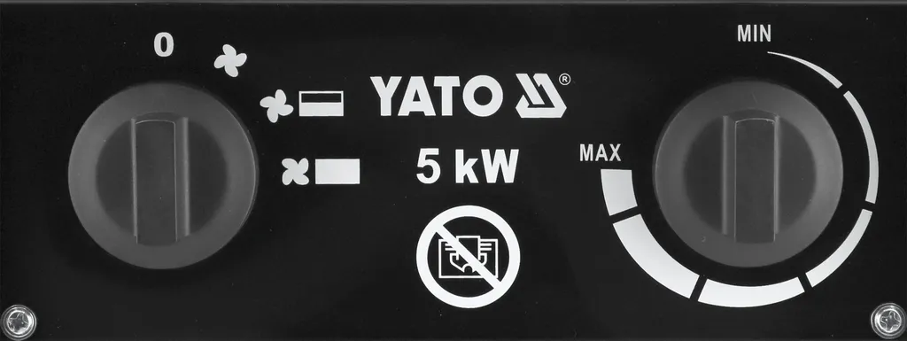 Aérotherme électrique 5000W avec thermostat et 3 vitesses de chauffe - 4