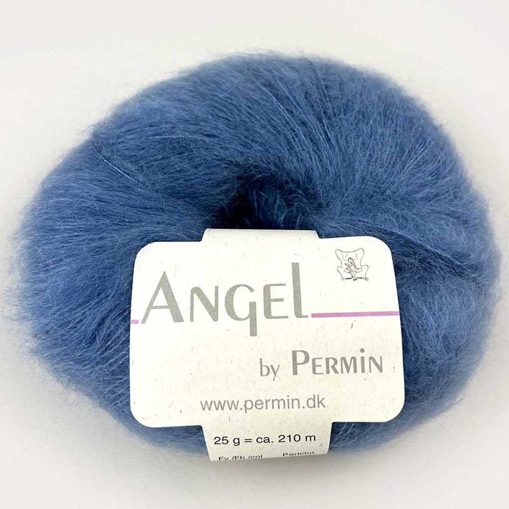 Angel by Permin – s Garn aus Mohair und Seide (70/30) (49 blaue Jeans)
