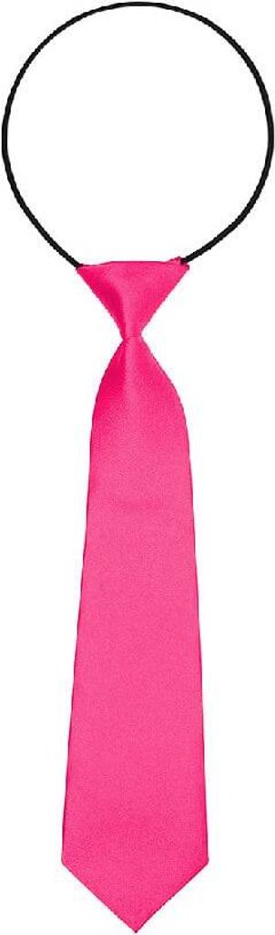 Oblique Unique Kinder Krawatte Schlips gebunden dehnbar - pink
