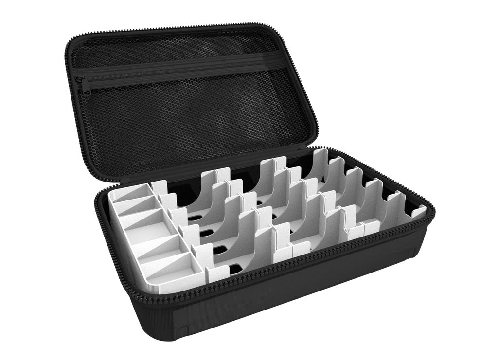 Feldherr Half-Size Case 50 für Spielkarten in Mini American / Mini European Board Game Size + Token