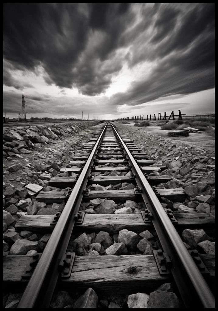 Poster 68x98cm Reise ins Unbekannte