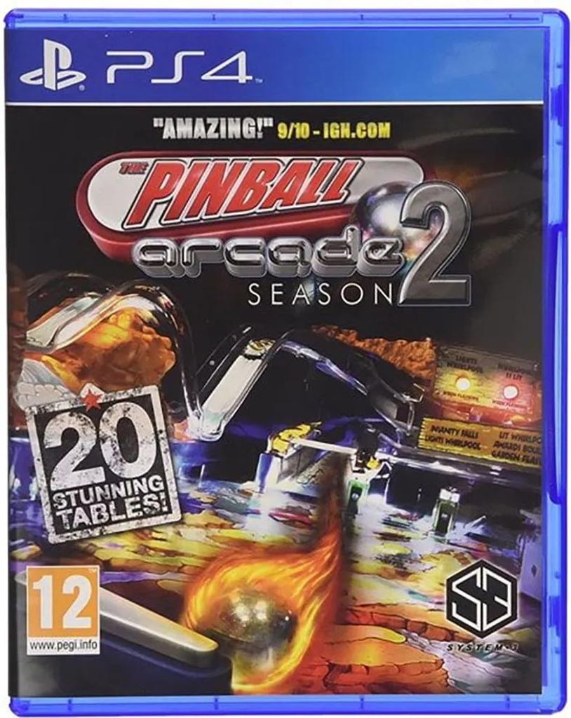Playstation Games Ps4 Pinball Arcade Season 2 Durchsichtig Produktbild 
