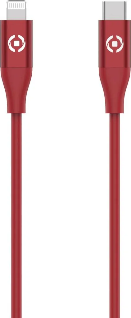 Celly USBCLIGHTCOLRD Cavo Lightning 1,5m Rosso - Ricarica Rapida 60W