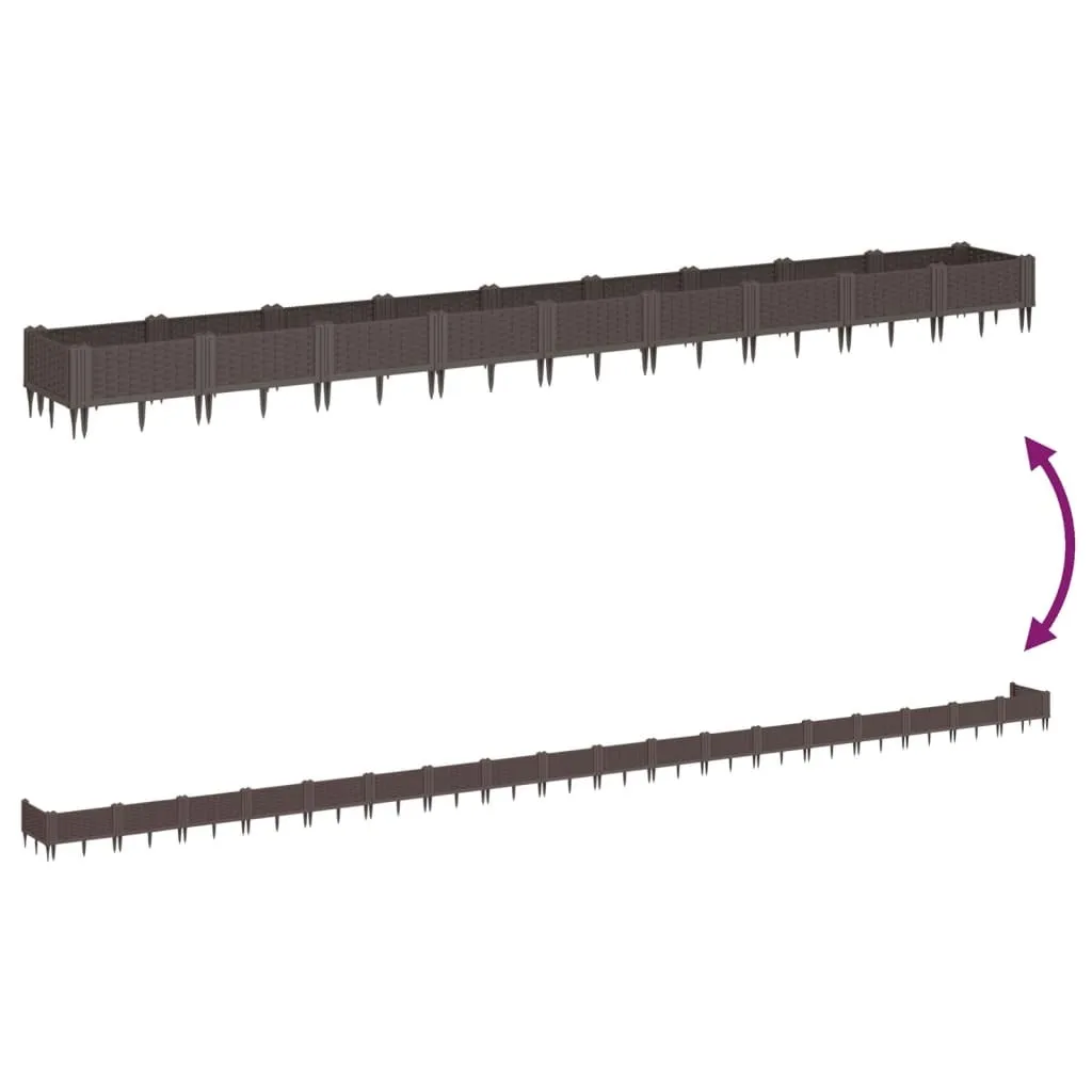 Jardinière Modulable sur Piquets pour Potager ou Bordure 362,5cm - 5