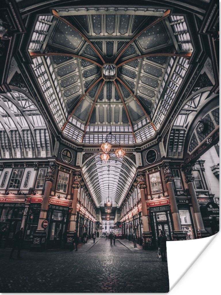 MuchoWow Poster London - Stadt - Architektur 120x160 cm - Wandbilder