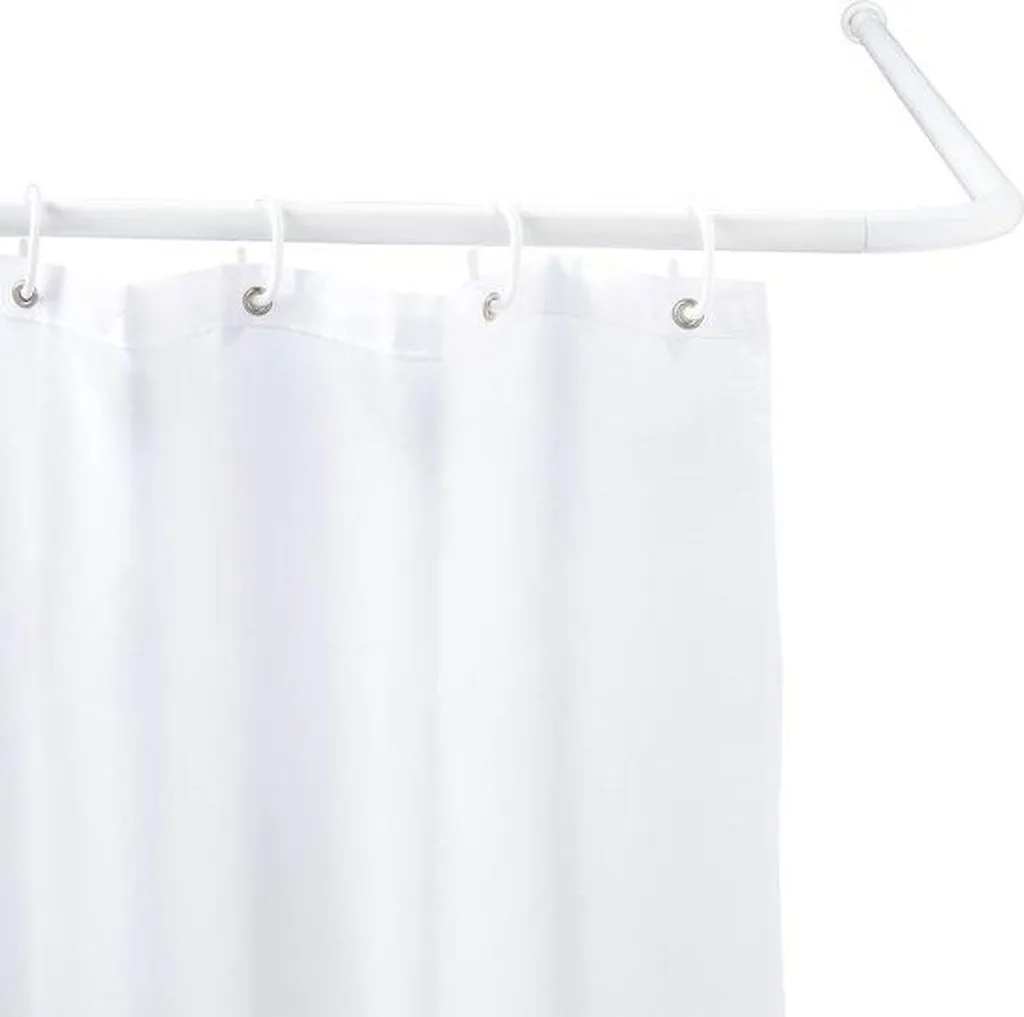 Barre de douche d'angle universelle pour baignoire - Confort et Stabilité