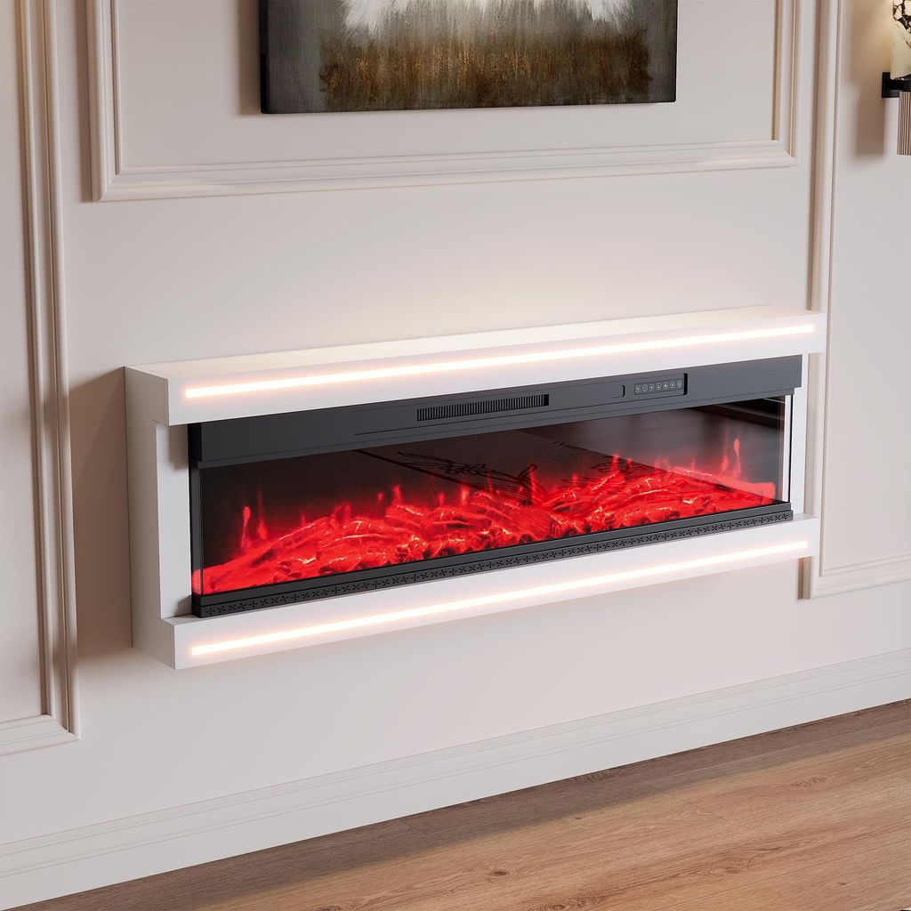 Caminetto elettrico Fortuna Lai 750W/1500W galleggiante da Immagine del prodotto 