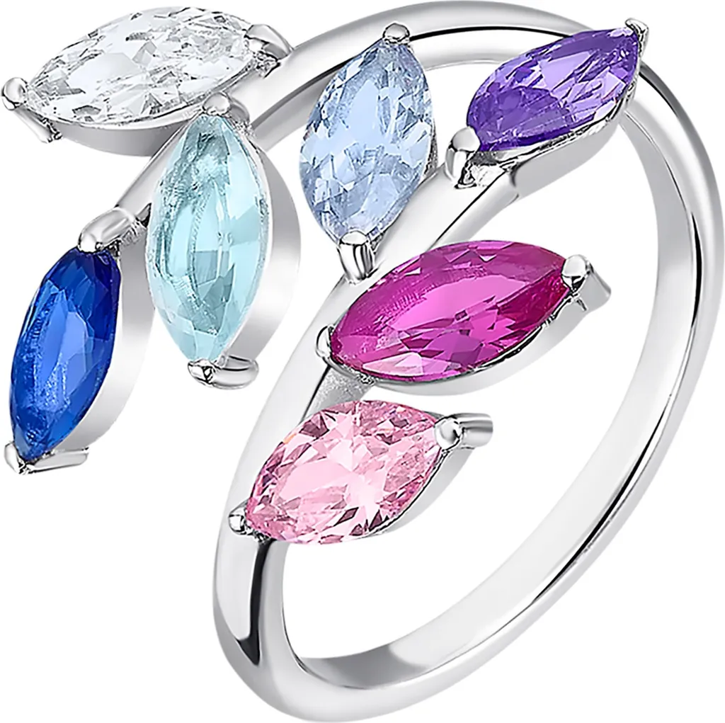 Design Essenziale: Anello Lotus LP3380-3/118 Argento 925 Multicolore