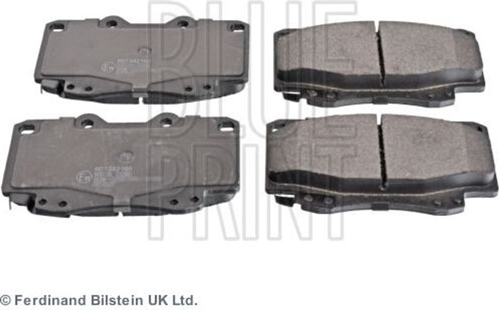 BLUE PRINT Bremsbeläge Satz Vorne für TOYOTA HILUX III Pick-up (TGN1, GGN2, GGN1, KUN2, KUN1) ADT342160