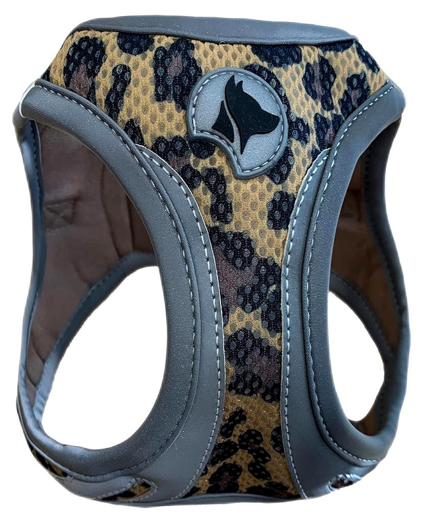 Wanderreflektierendes Leopardengeschirr S - 222 g