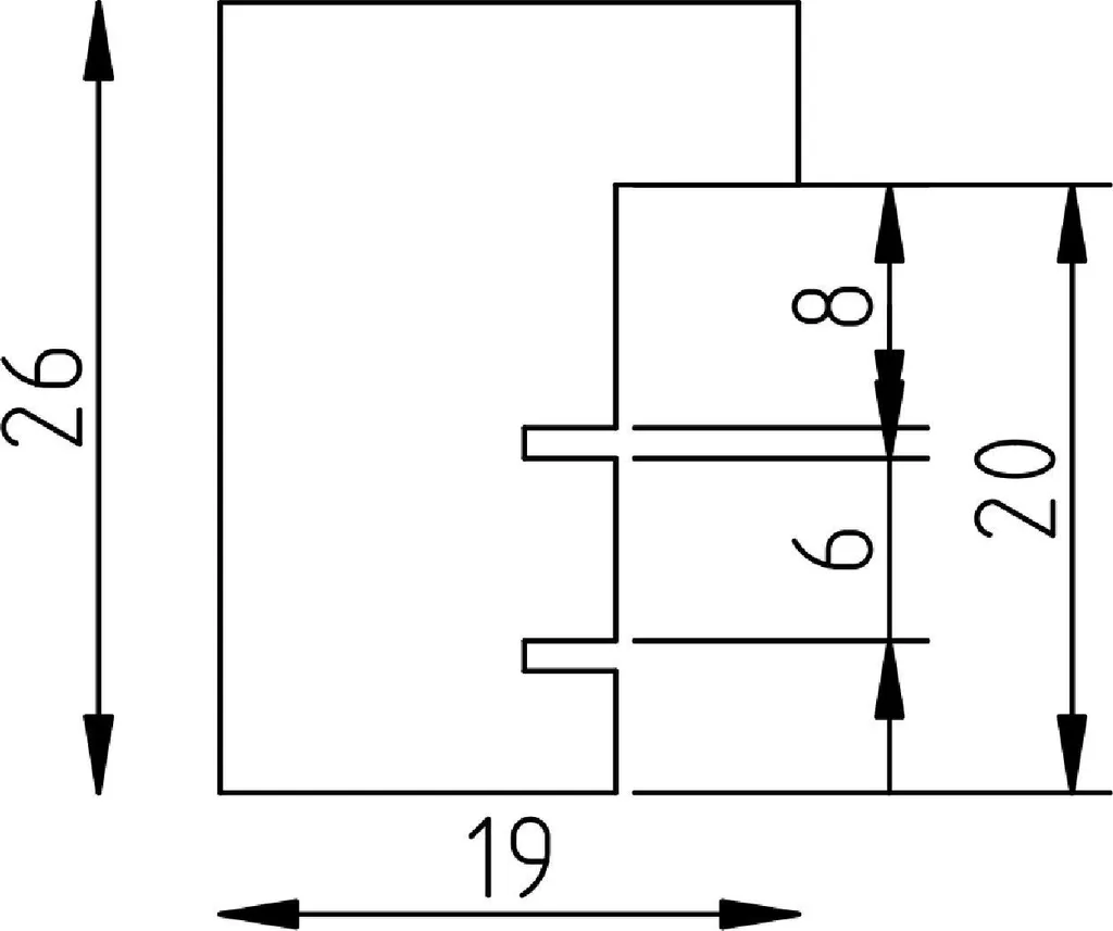 Cornice Bianca Moderno Design Effect 14,8x21 | Arredo Interni Legno - 4