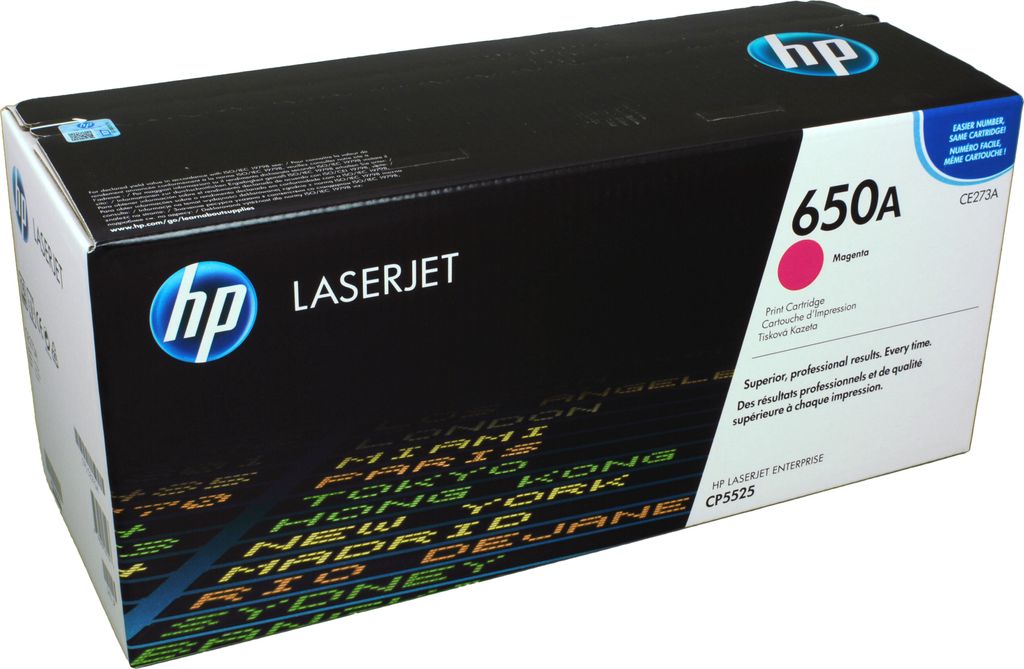 HP 650A tonercartridge - magenta - voor laserprinters - Productafbeelding 