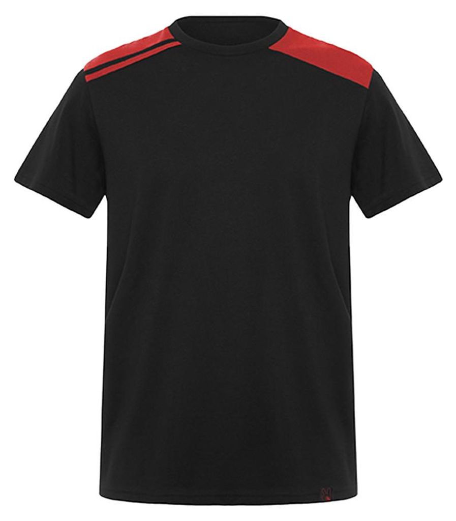 Roly Sport - "Expedition" T-Shirt für Herren/Damen Uni LT3463 (S) (Schwarz/Rot)
