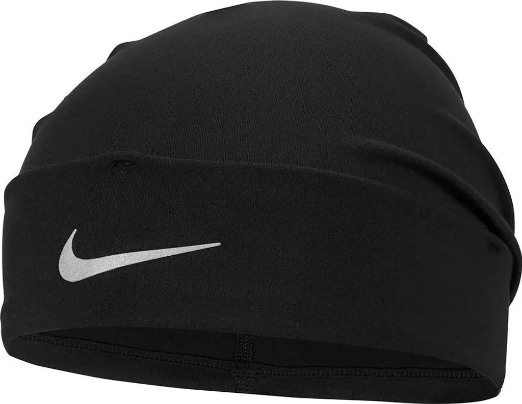 Bonnet de Sport Nike Peak Dri-FIT Noir - Bonnet à Revers Confortable