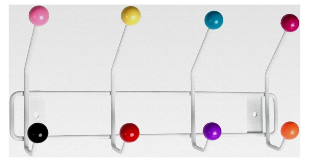 Wandhaken Gumball Metall mit 8 Haken für die Garderobe