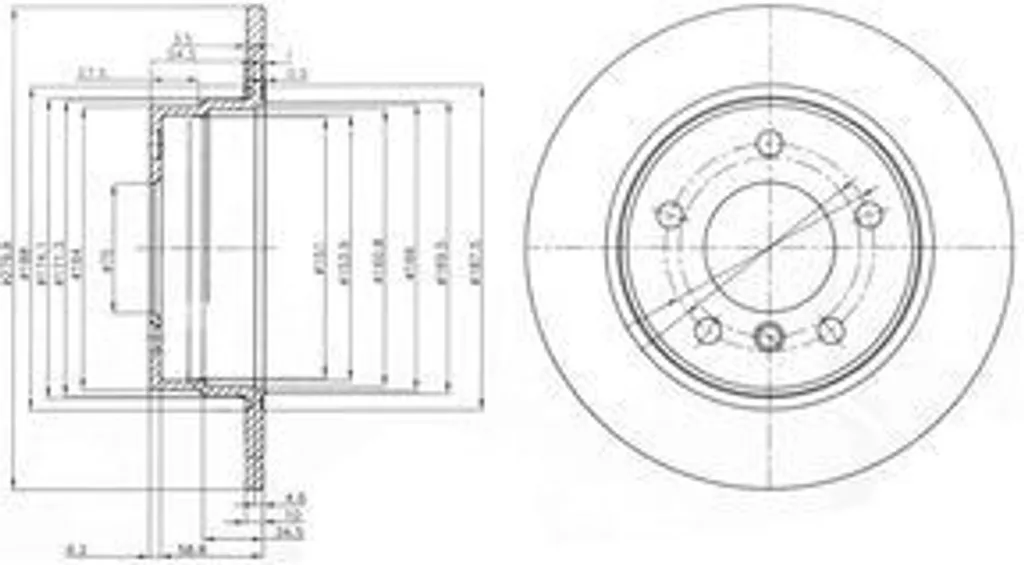 Disque de frein arrière anti-vibration pour éliminer les bruits sur E87