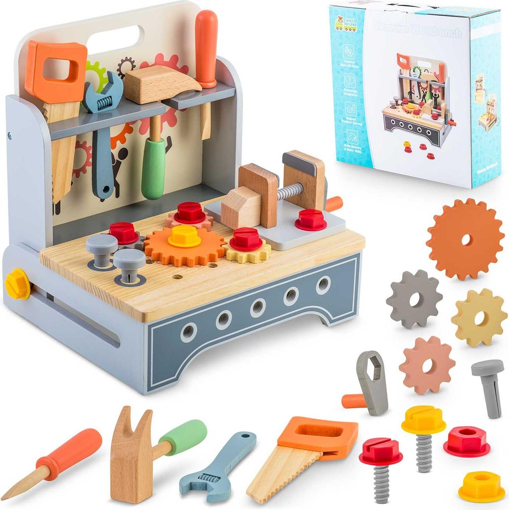 Drevená dielňa s náradím RK-877 Ricokids Obrázok produktu 