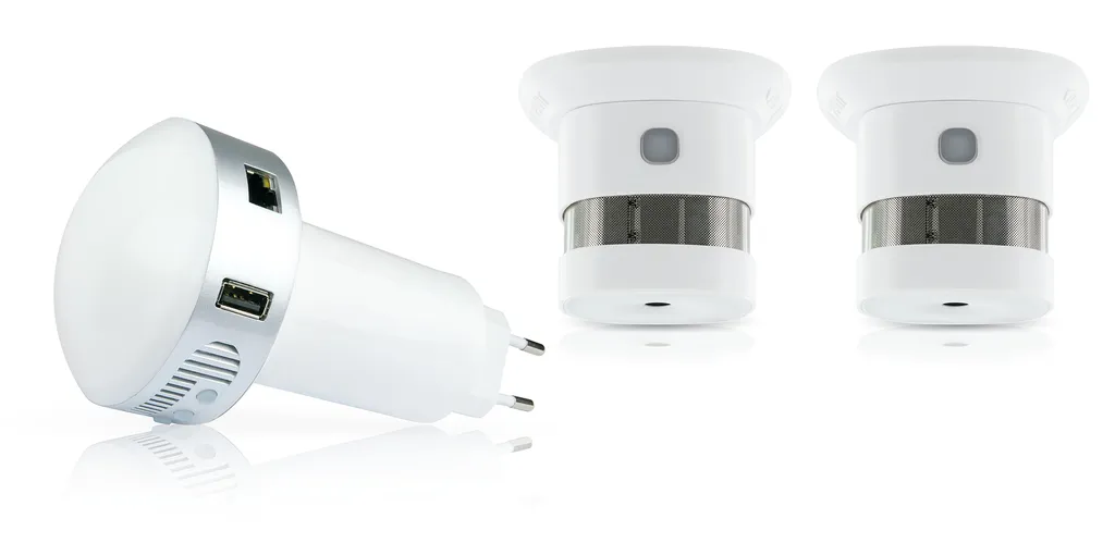 Kit de Démarrage Détecteur de Fumée Connecté ZigBee Schwaiger HASET2020
