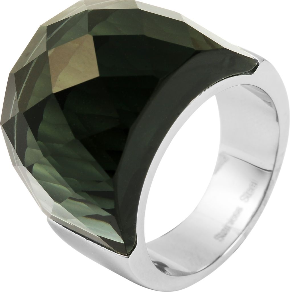 Akzent Damen-Ring aus Edelstahl