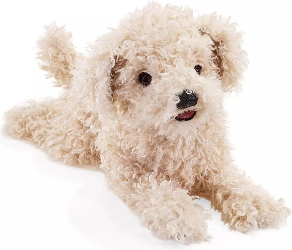 Folkmanis Handpuppe Pudelwelpe weiß / White Poodle Puppy Produktbild 
