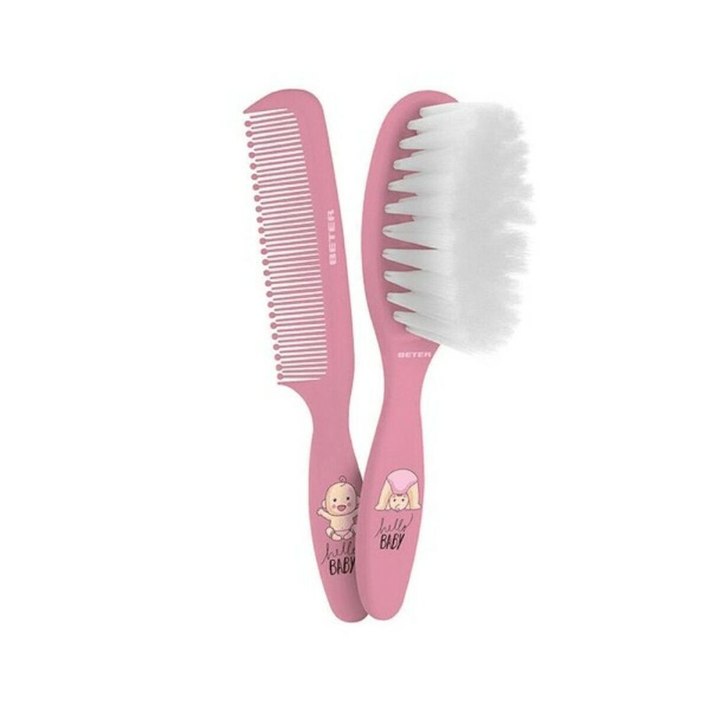 Beter Baby Brush And Comb Set Pink Produktbild 