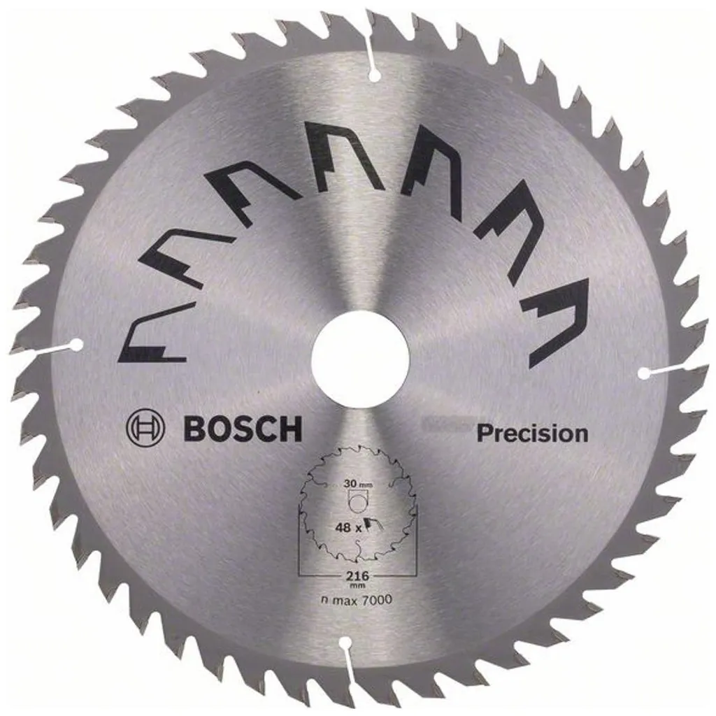Lame Bosch Precision 216x30mm 48 dents : finies les coupes brutes
