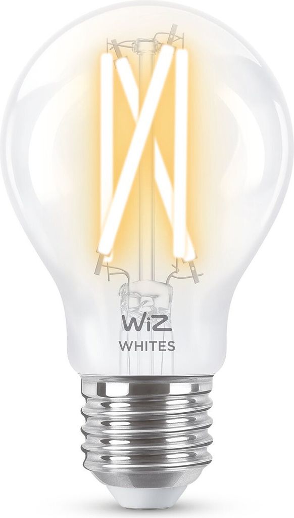 WiZ Filament-Lampe, transparent, 60 W A60 E27, Produktbild 