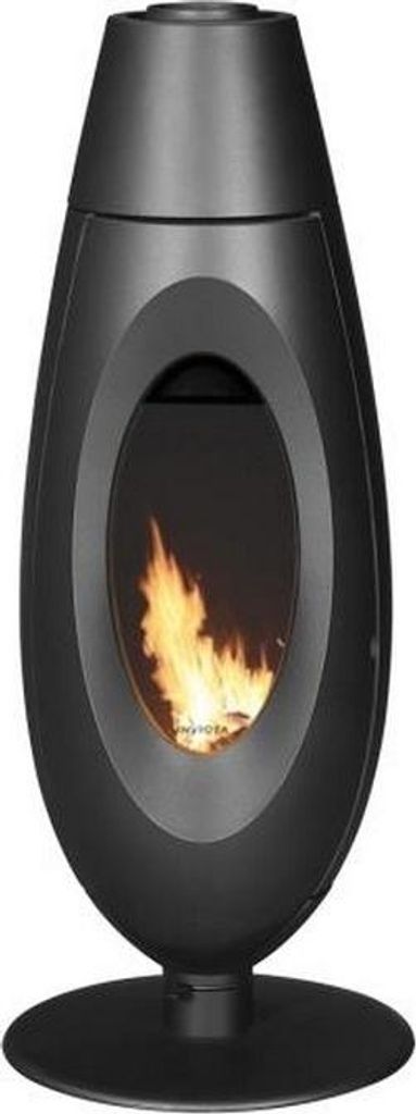 Poêle à bois OVATIO - 5 kW - Rdt: 83% - B. 32 cm - Fonte Image du produit 