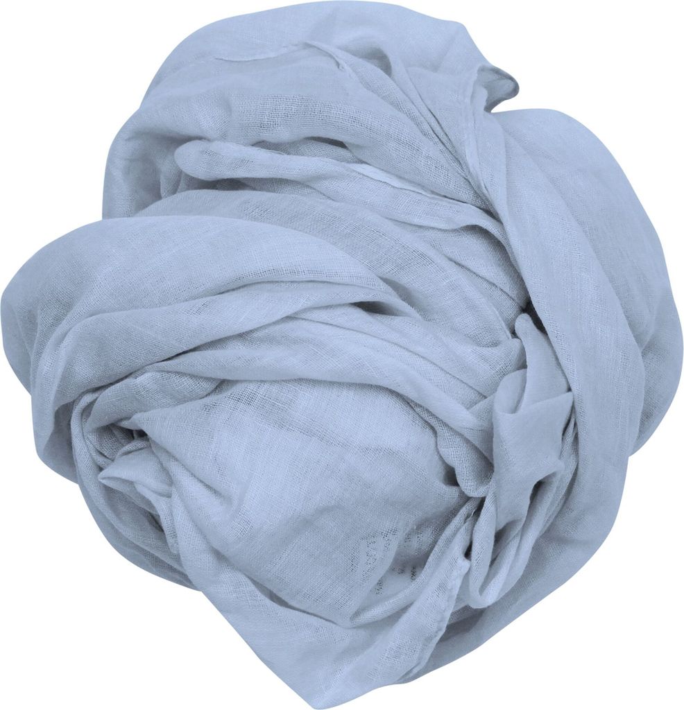 Baumwolltuch - blau - zartblau - quadratisches Tuch Produktbild 3